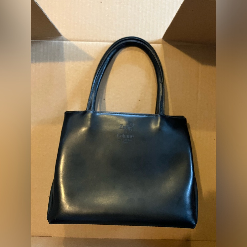 Zadig & Voltaire Paris Extra Small Black Leather Handbag